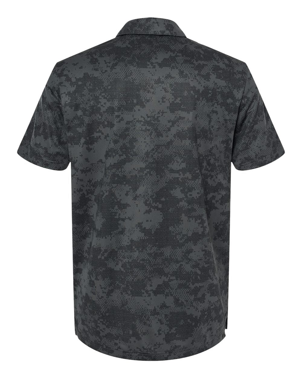 Men's All Over Camo Print Polo - Grey Six