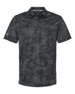 Men's All Over Camo Print Polo - Grey Six