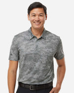 Men's All Over Camo Print Polo - Grey Three