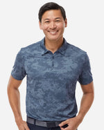 Men's All Over Camo Print Polo - Tech Ink