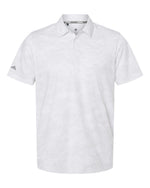 Men's All Over Camo Print Polo - White