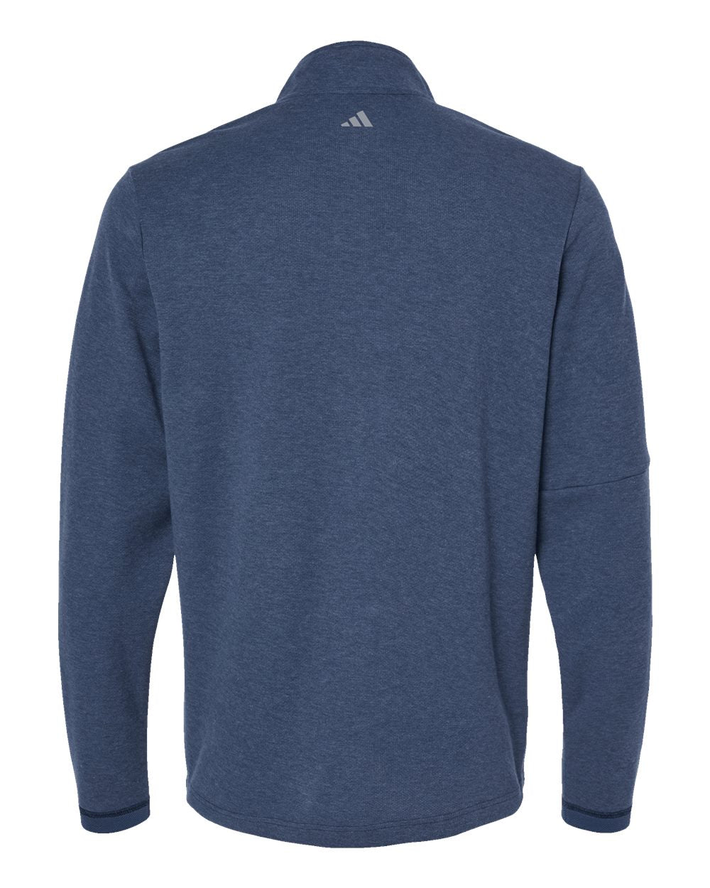 Men's 3-Stripes Quarter-Zip Sweater Pullover - Collegiate Navy Melange