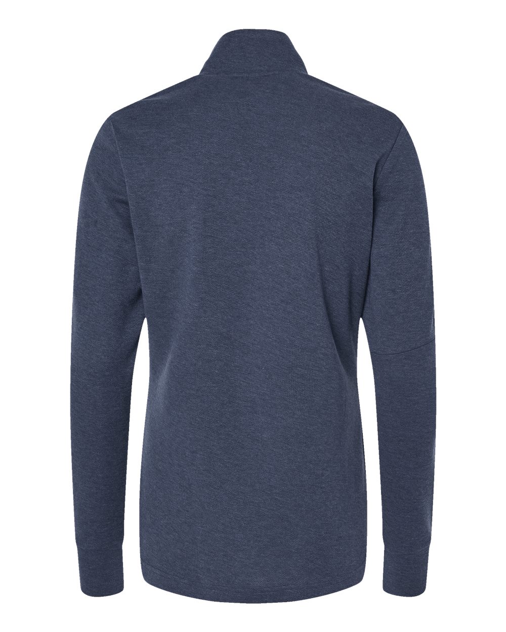 Women's 3-Stripes Quarter-Zip Sweater Pullover - Collegiate Navy Melange