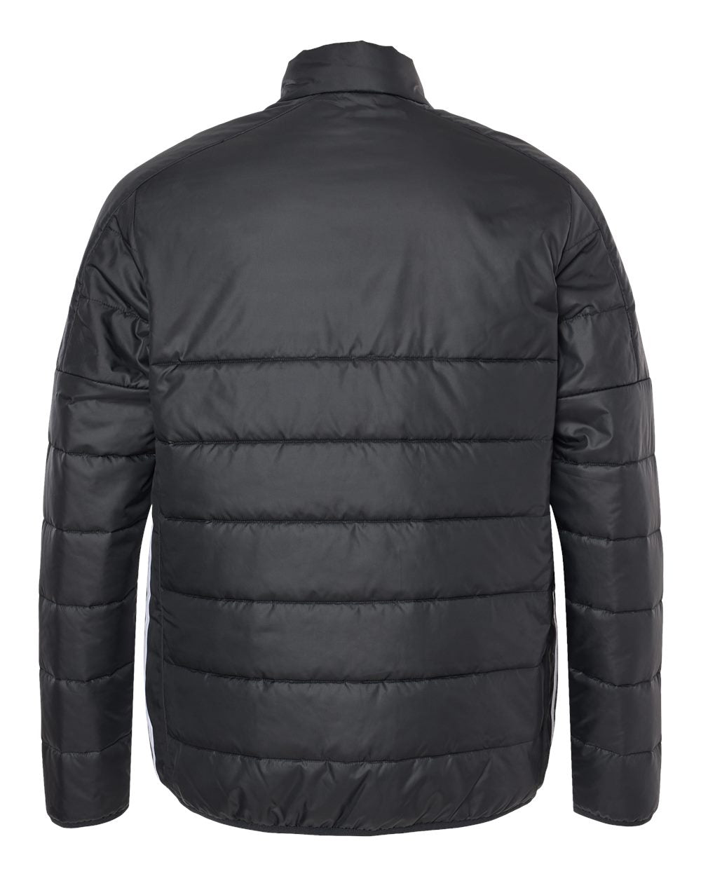 Men's 3-Stripes Puffer Full-Zip Jacket - Black