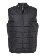 Men's Puffer Full-Zip Vest - Black