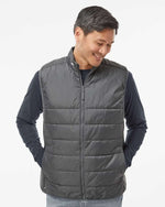 Men's Puffer Full-Zip Vest - Grey Five