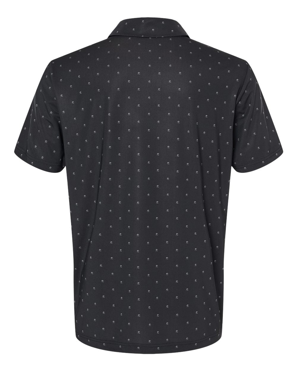 Men's Ultimate365 Pine Tree Polo - Black/ Grey Three