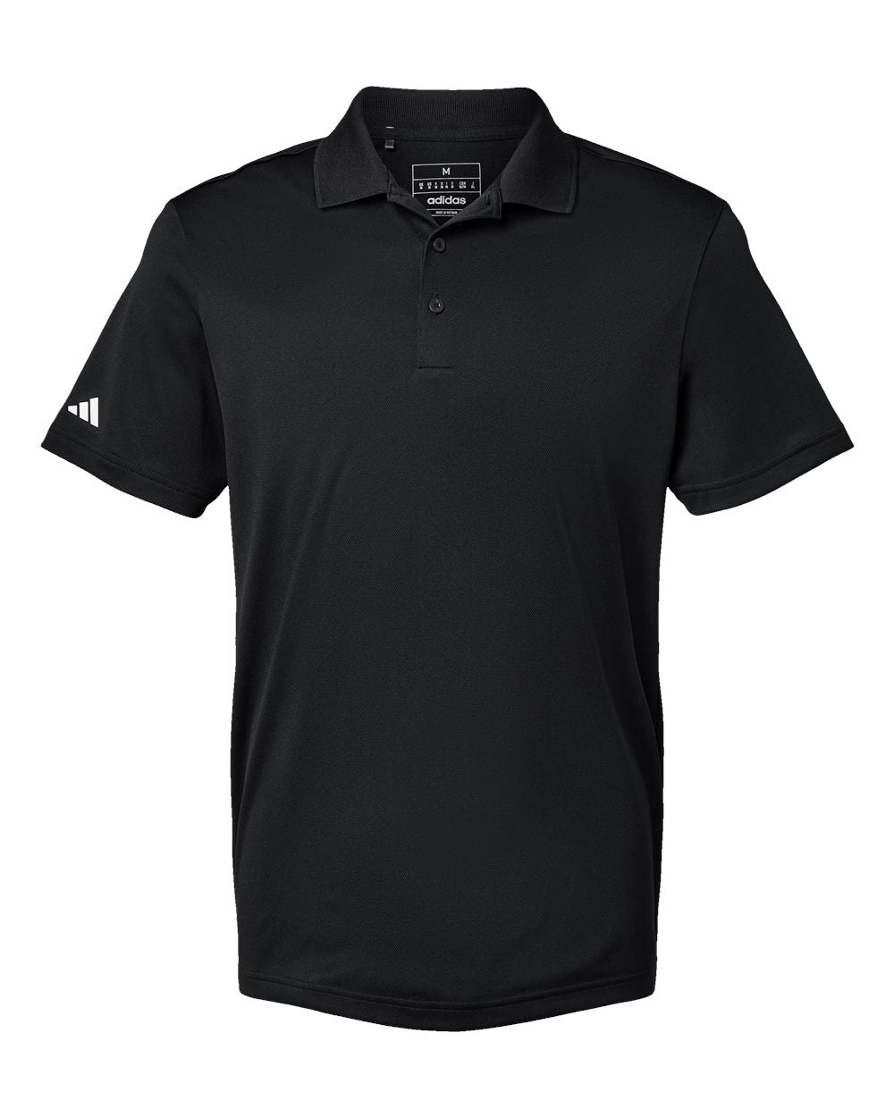 Men's Performance Piqué Polo - Black