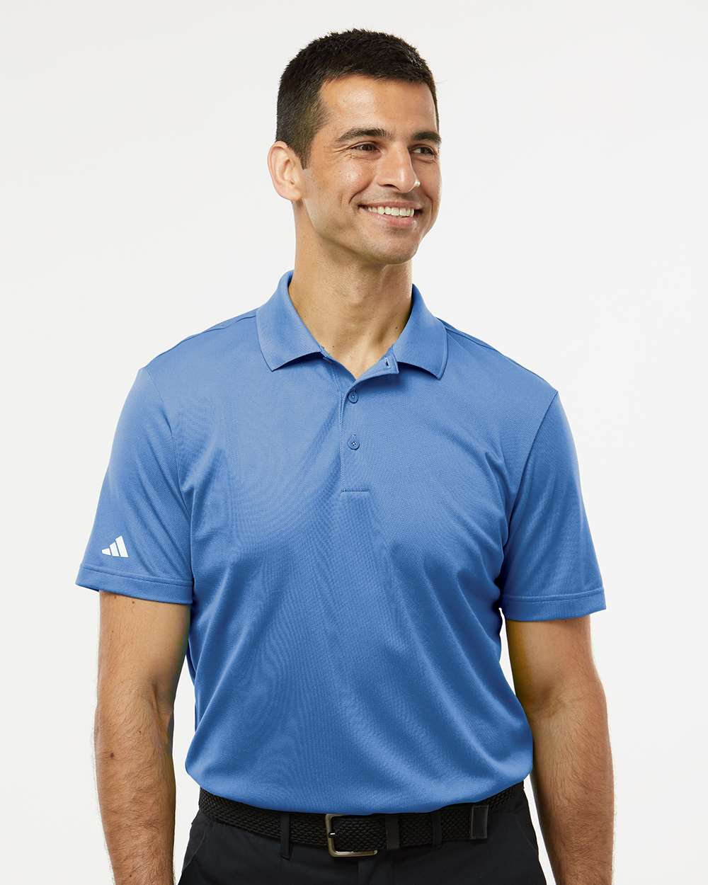 Men's Performance Piqué Polo - Blue Fusion