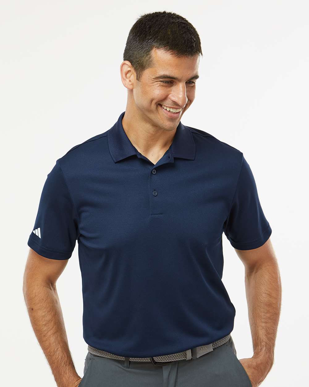 Men's Performance Piqué Polo - Collegiate Navy