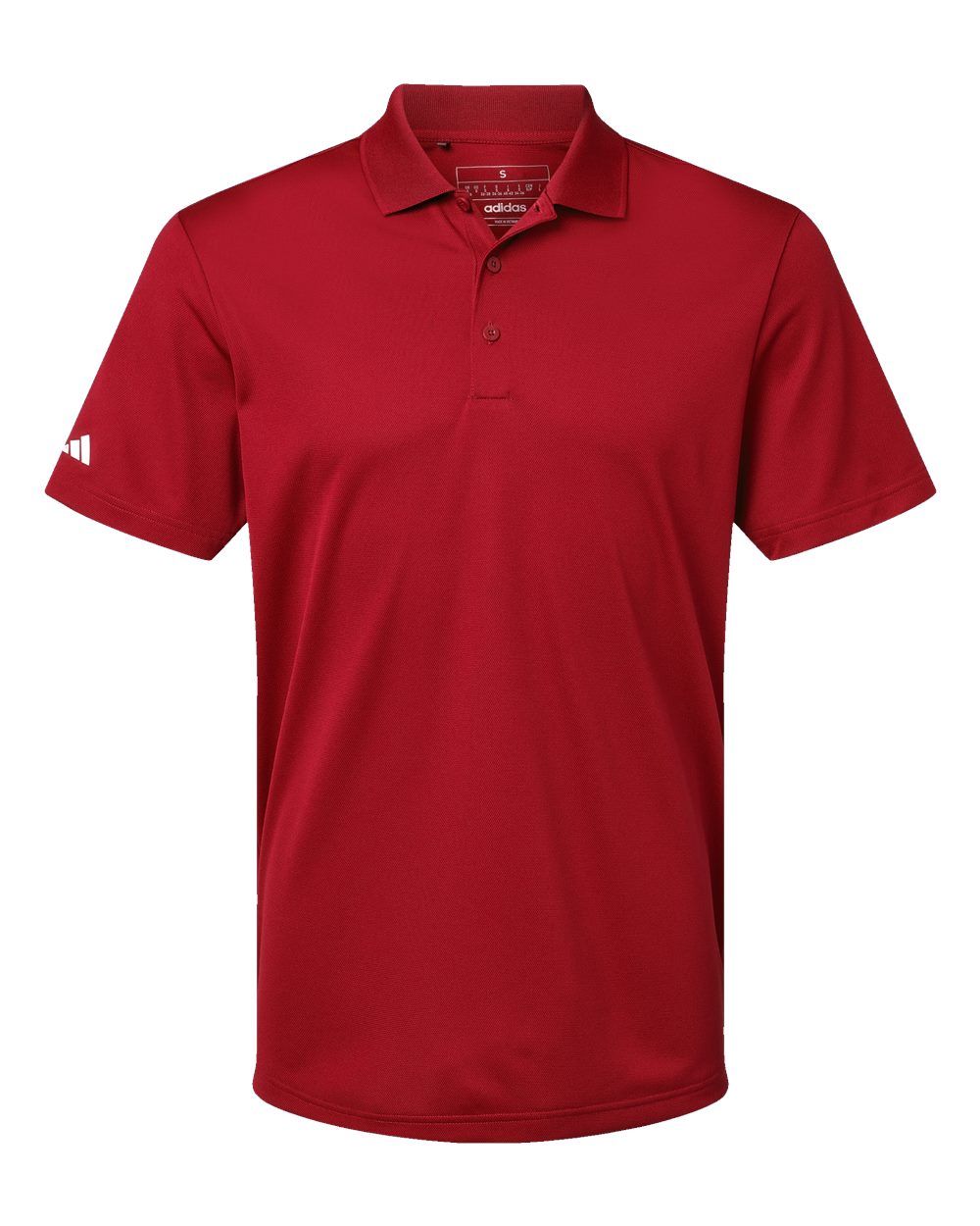 Men's Performance Piqué Polo - Power Red