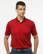 Men's Performance Piqué Polo - Power Red