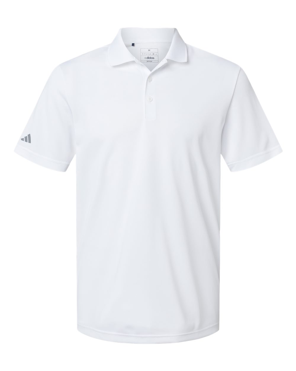 Men's Performance Piqué Polo - White