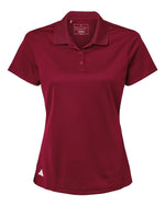Women's Performance Piqué Polo - Collegiate Burgundy