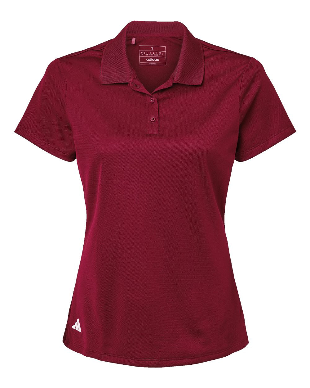Women's Performance Piqué Polo - Collegiate Burgundy