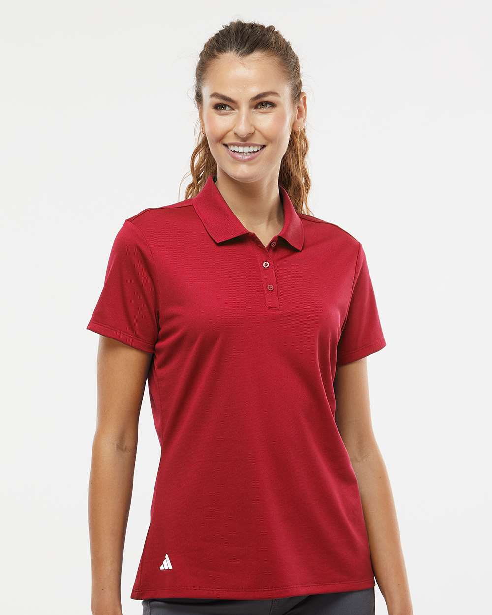 Women's Performance Piqué Polo - Power Red