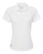 Women's Performance Piqué Polo - White