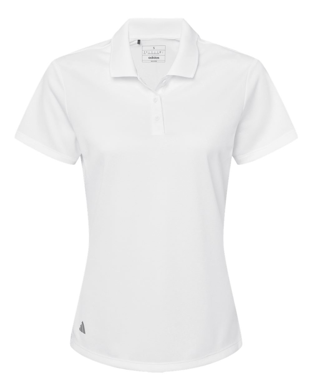 Women's Performance Piqué Polo - White