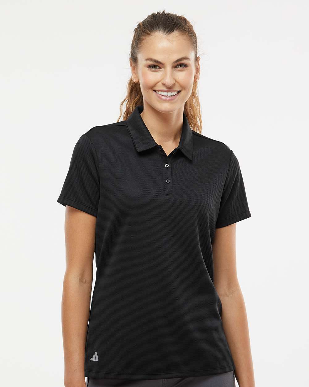 Women's Micro Piqué Polo - Black