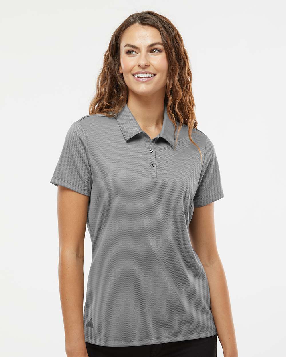 Women's Micro Piqué Polo - Grey Three