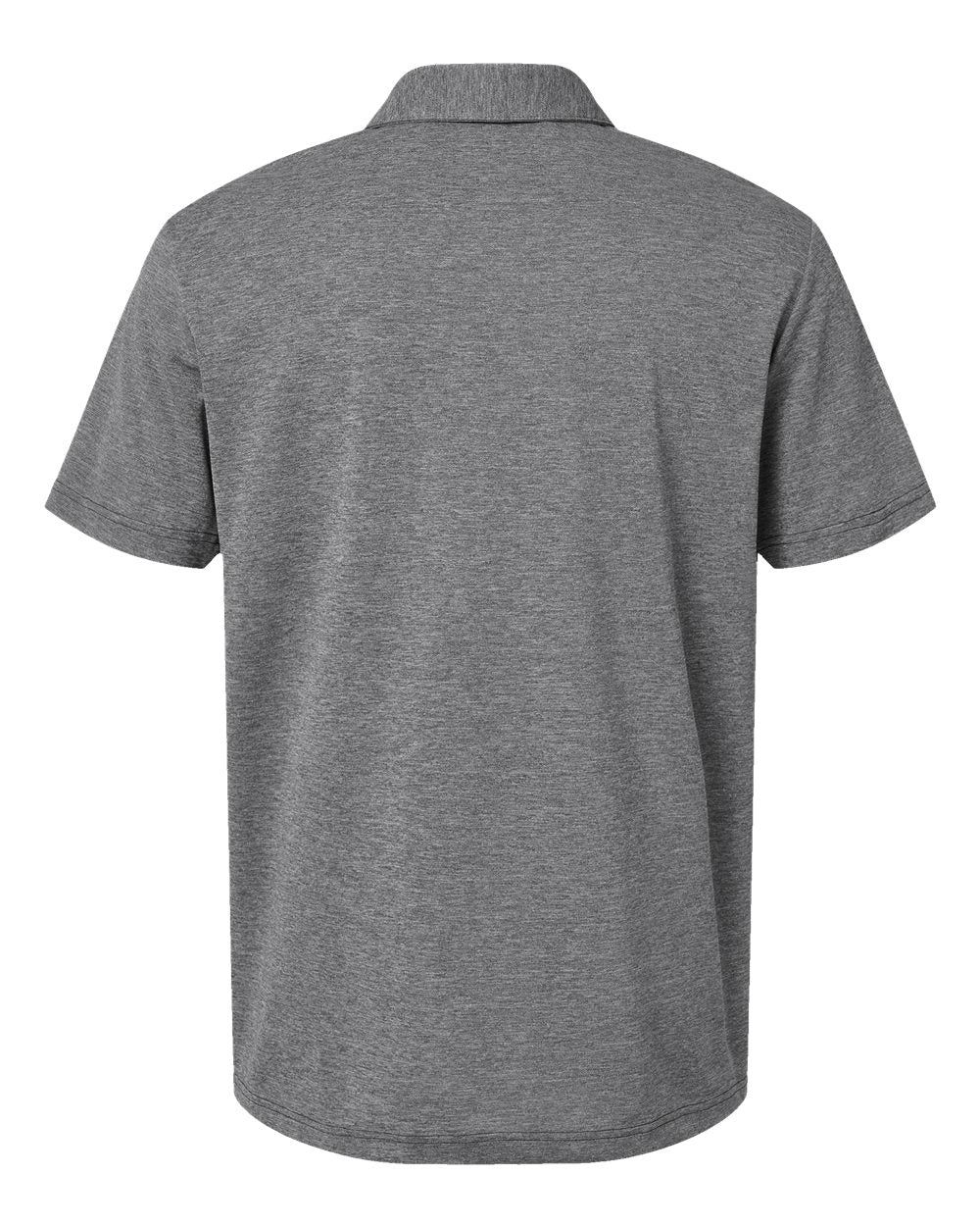 Men's Heathered Polo - Black Melange