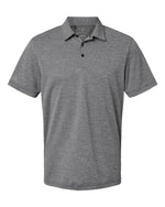 Men's Heathered Polo - Black Melange