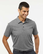 Men's Heathered Polo - Black Melange