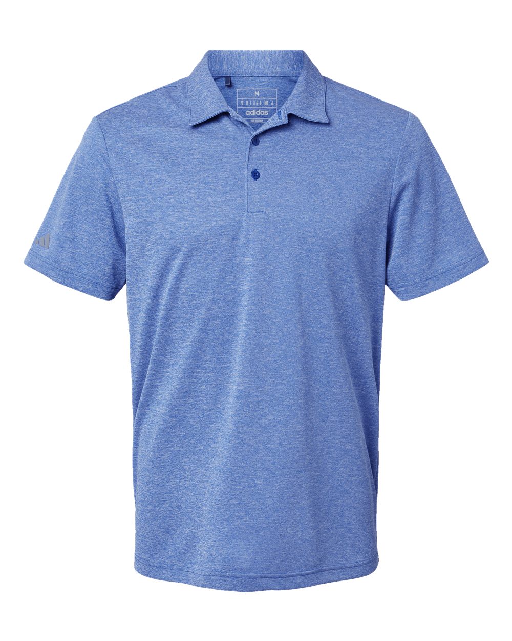 Men's Heathered Polo - Collegiate Royal Melange
