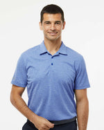Men's Heathered Polo - Collegiate Royal Melange