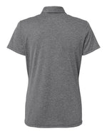 Women's Heathered Polo - Black Melange