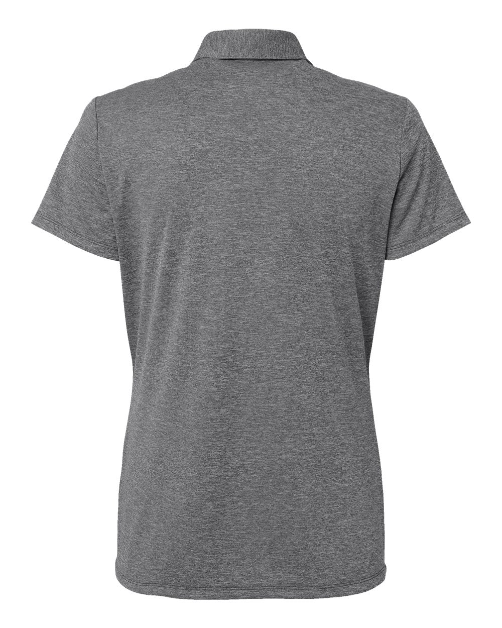 Women's Heathered Polo - Black Melange