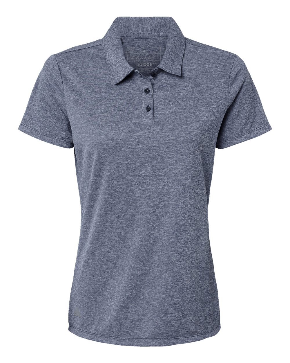 Women's Heathered Polo - Collegiate Navy Melange