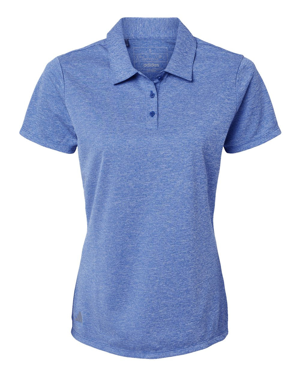 Women's Heathered Polo - Collegiate Royal Melange
