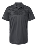 Men's Camo Chest Print Polo - Grey Six