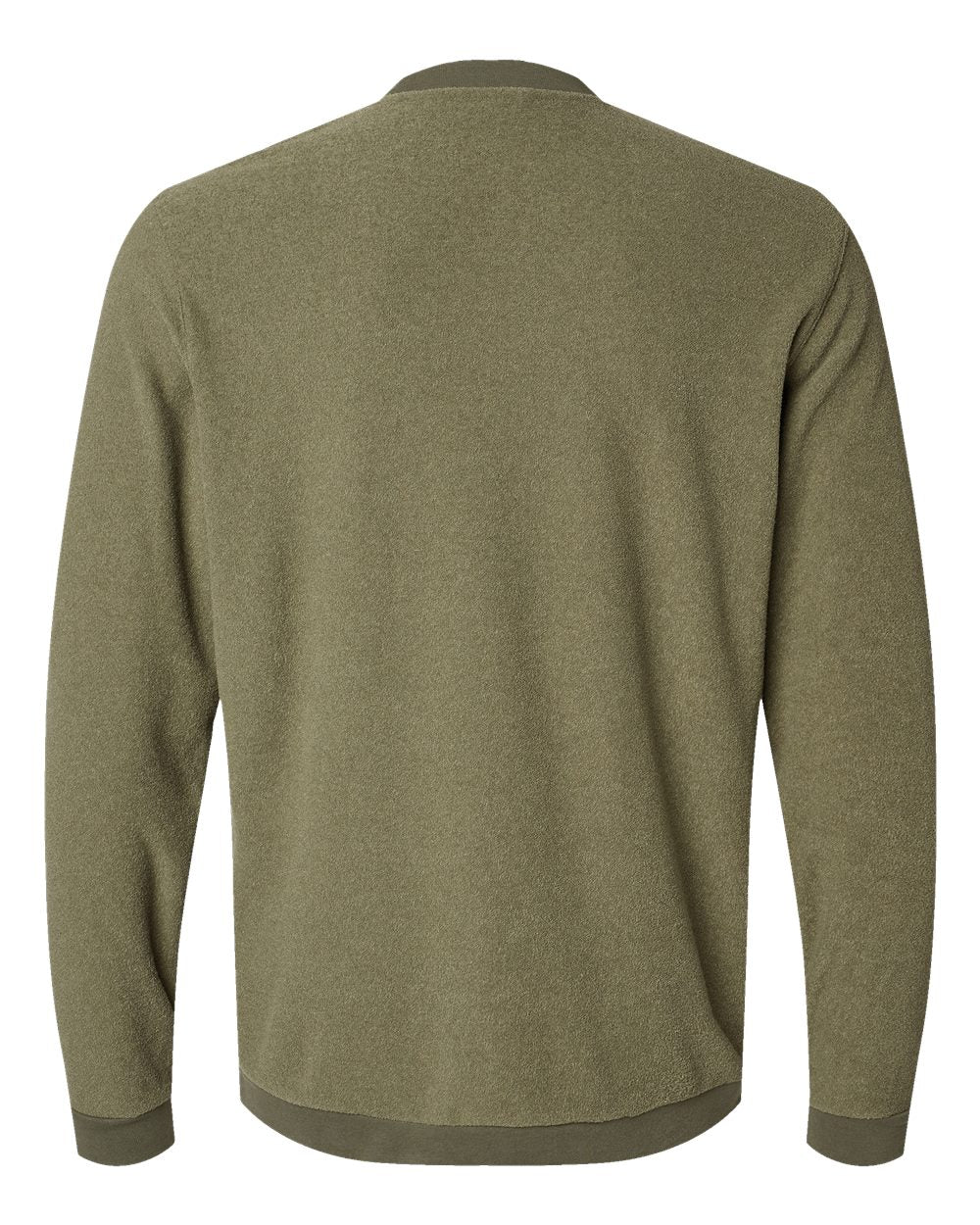 Men's Terry Loop Crewneck Sweatshirt - Olive Strata