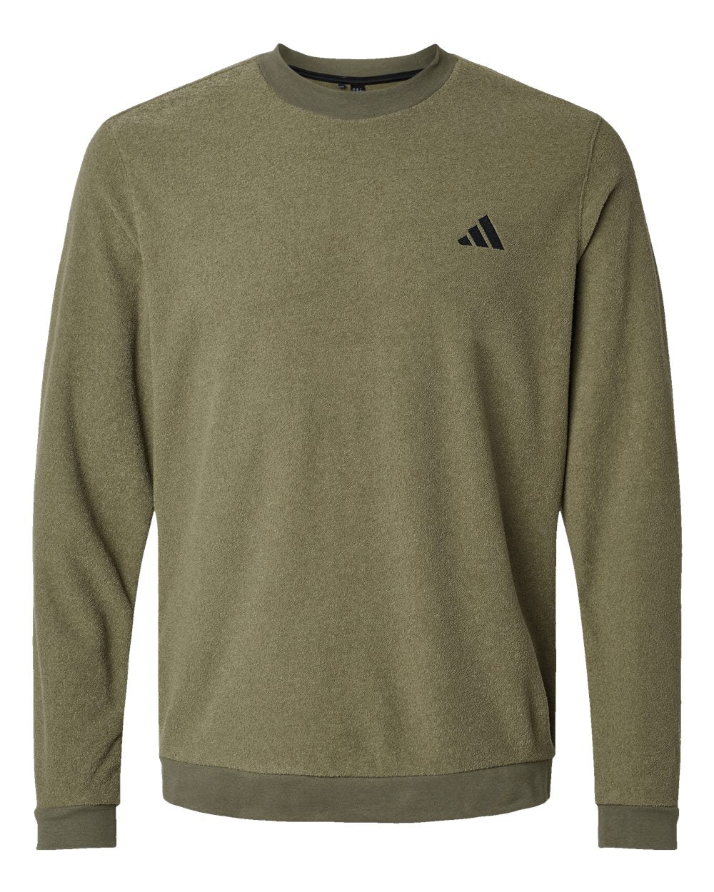 Men's Terry Loop Crewneck Sweatshirt - Olive Strata