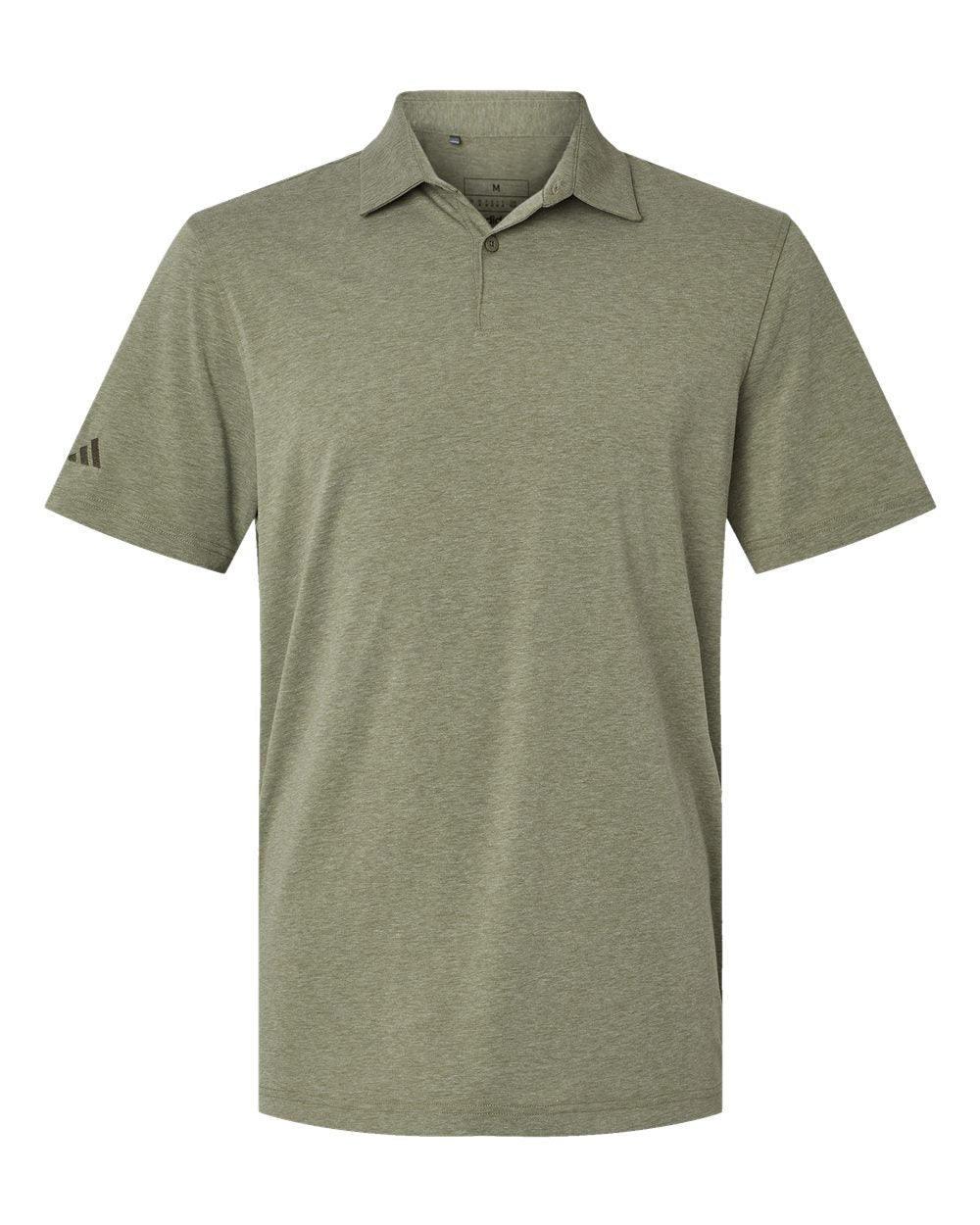 Men's Blended Polo - Olive Strata Melange