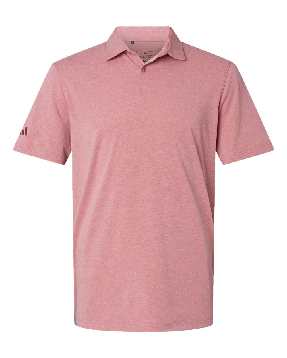 Men's Blended Polo - Pink Strata Melange