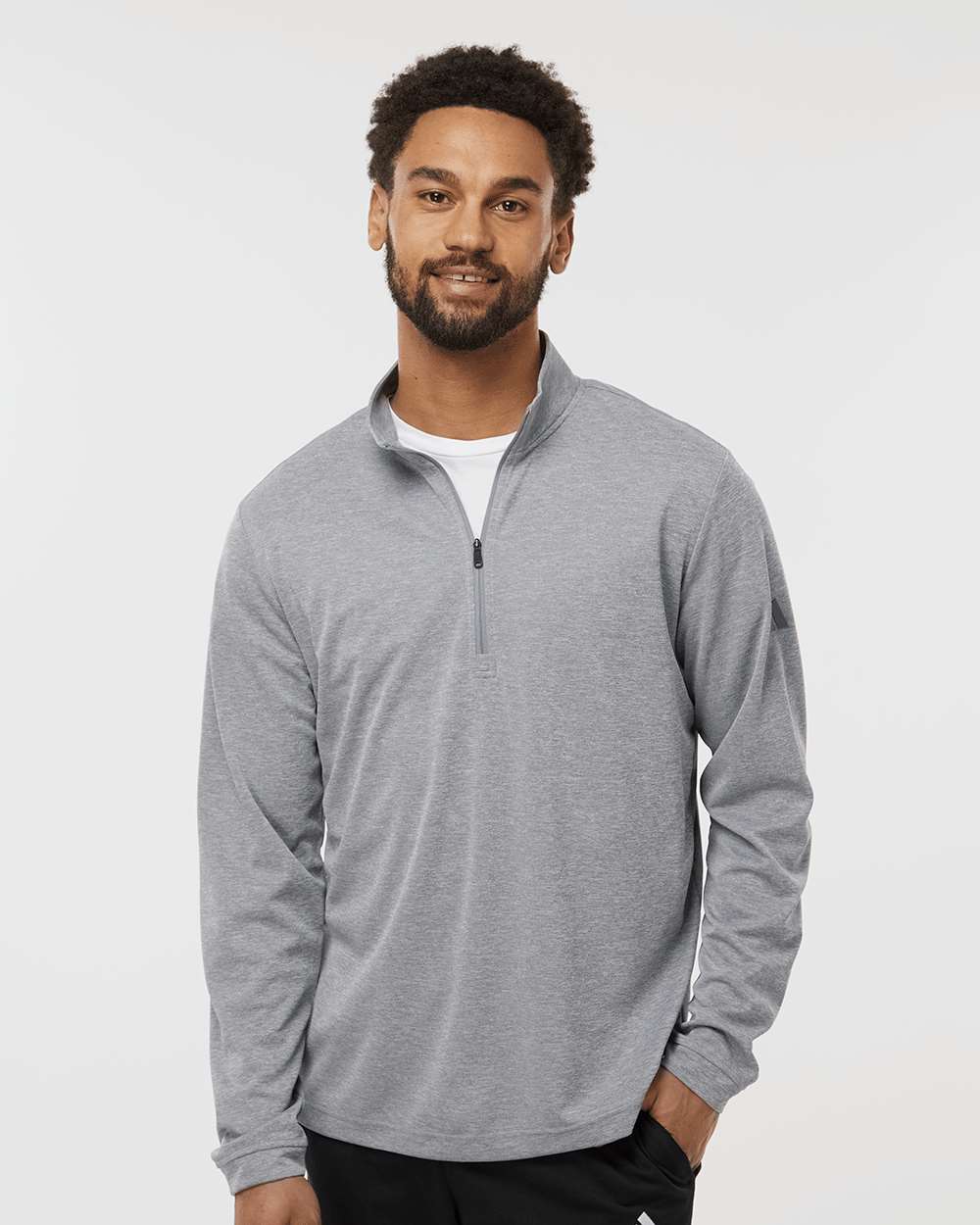 Men's Ultimate365 Lightweight Quarter-Zip Pullover - Grey Three Melange