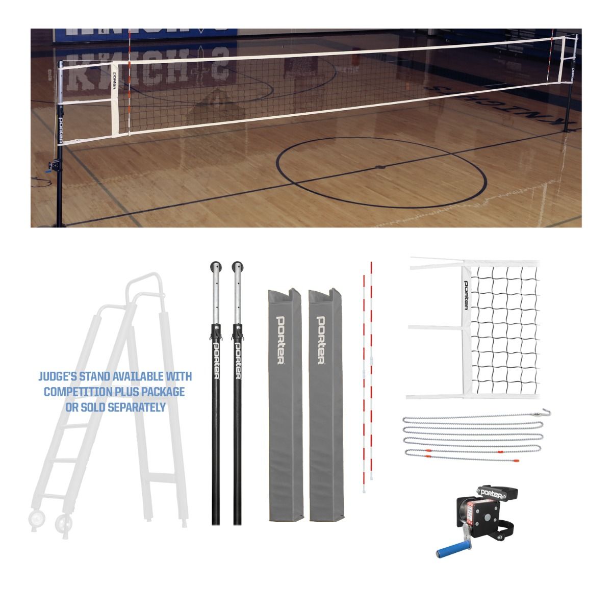Porter Powr Hybrid VB Competition Package; 3"; Pads