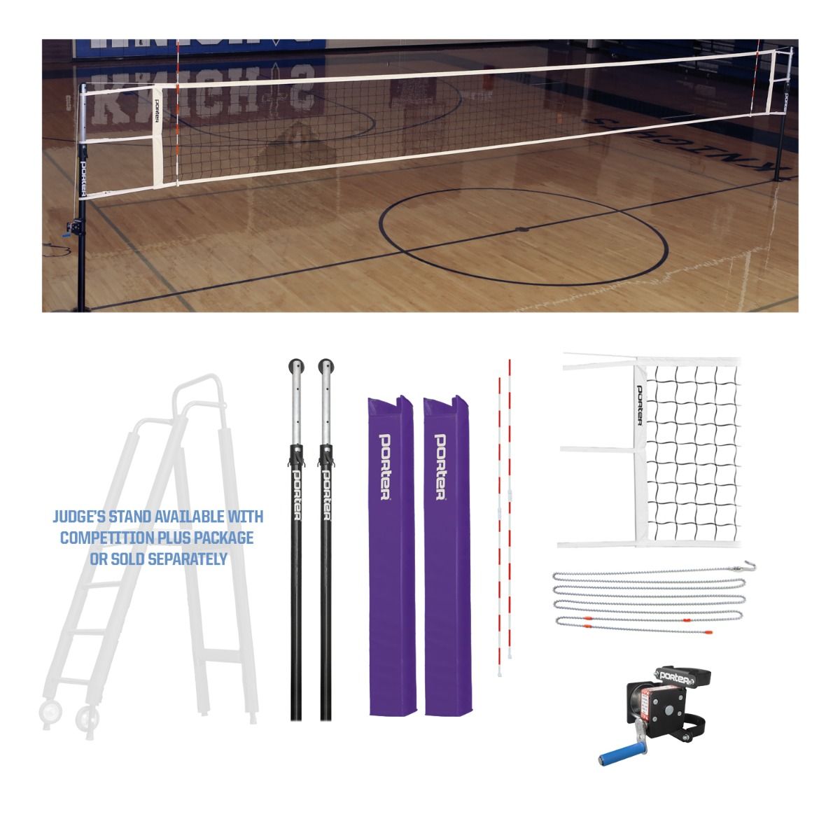 Porter Powr Hybrid VB Competition Package; 3"; Pads