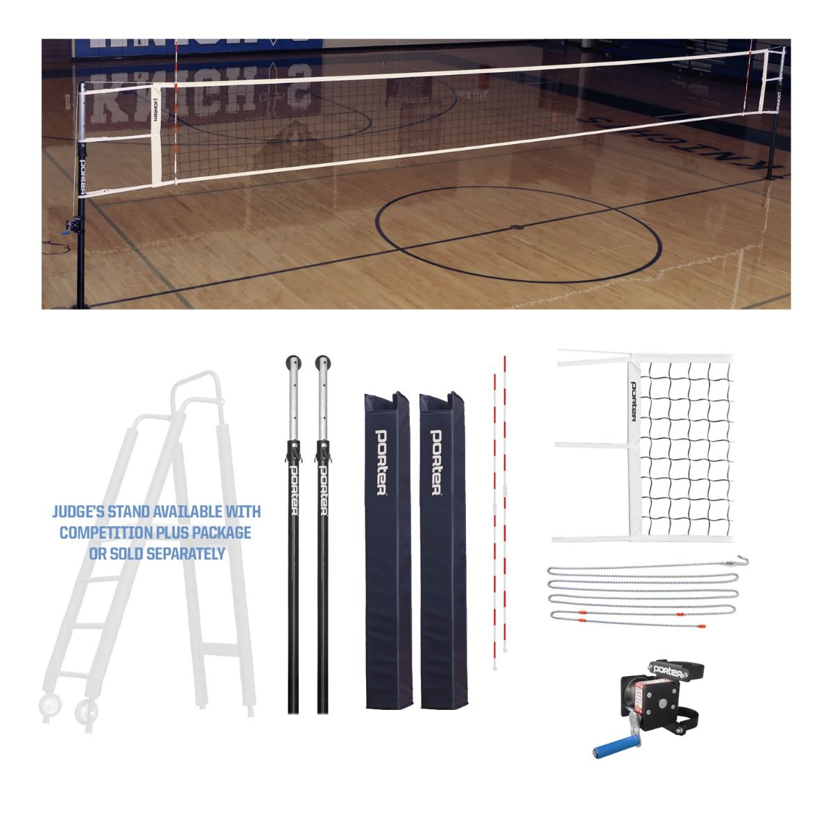 Porter Powr Hybrid VB Competition Package; 3"; Pads