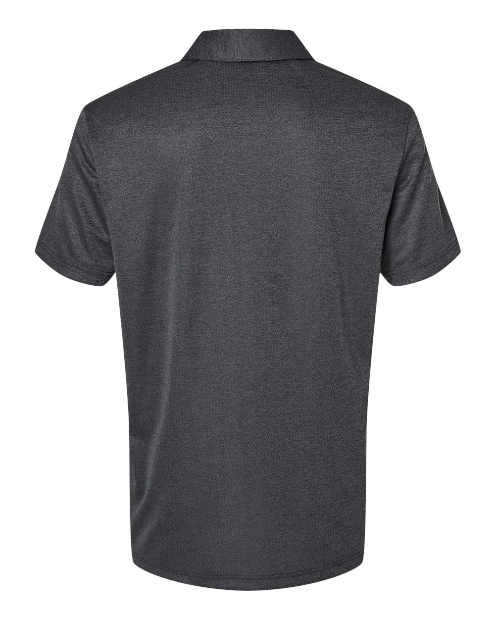 Men's Space Dyed Polo - Black Melange