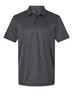 Men's Space Dyed Polo - Black Melange