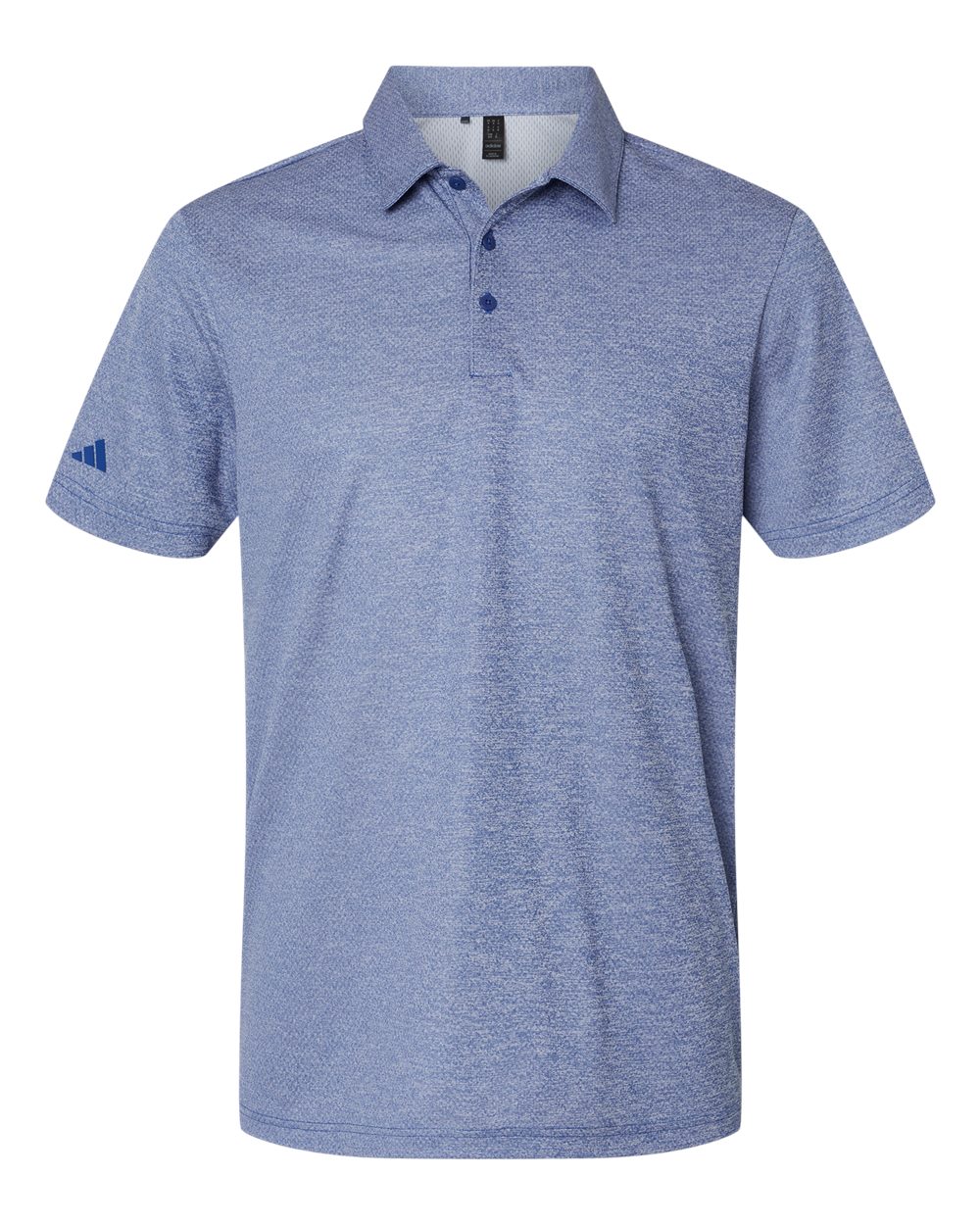 Men's Space Dyed Polo - Collegiate Royal Melange