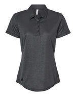 Women's Space Dyed Polo - Black Melange