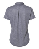 Women's Space Dyed Polo - Collegiate Navy Melange