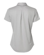 Women's Space Dyed Polo - Grey One Heather