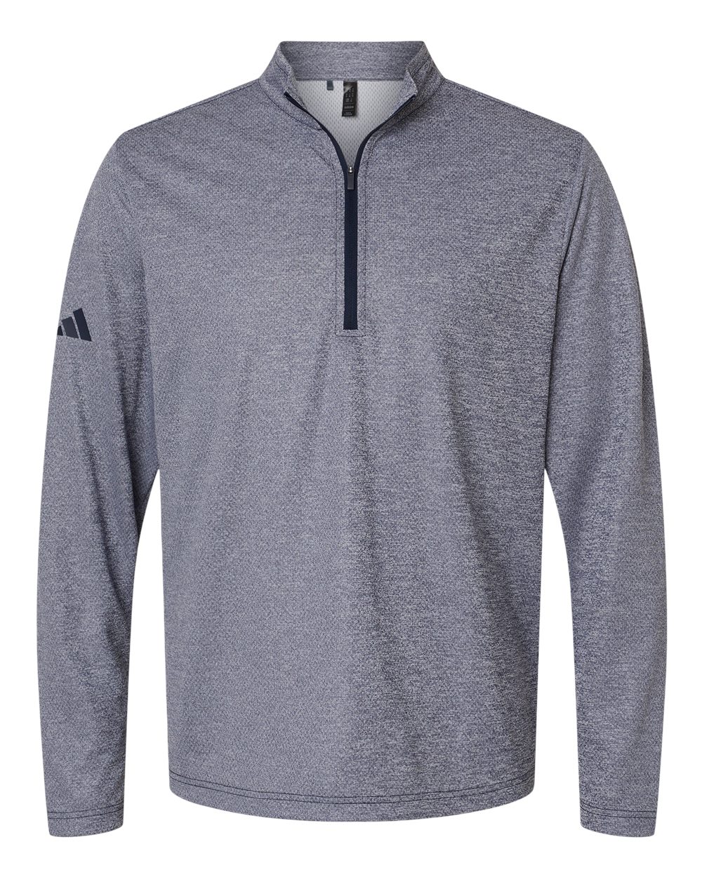 Men's Space Dyed Quarter-Zip Pullover - Collegiate Navy Melange