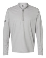 Men's Space Dyed Quarter-Zip Pullover - Grey One Heather